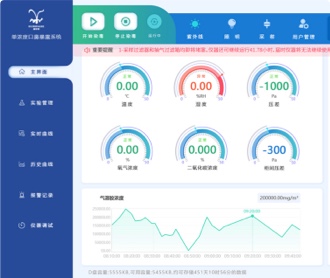慧榮和單濃度口鼻暴露系統(tǒng)軟件界面UI設(shè)計